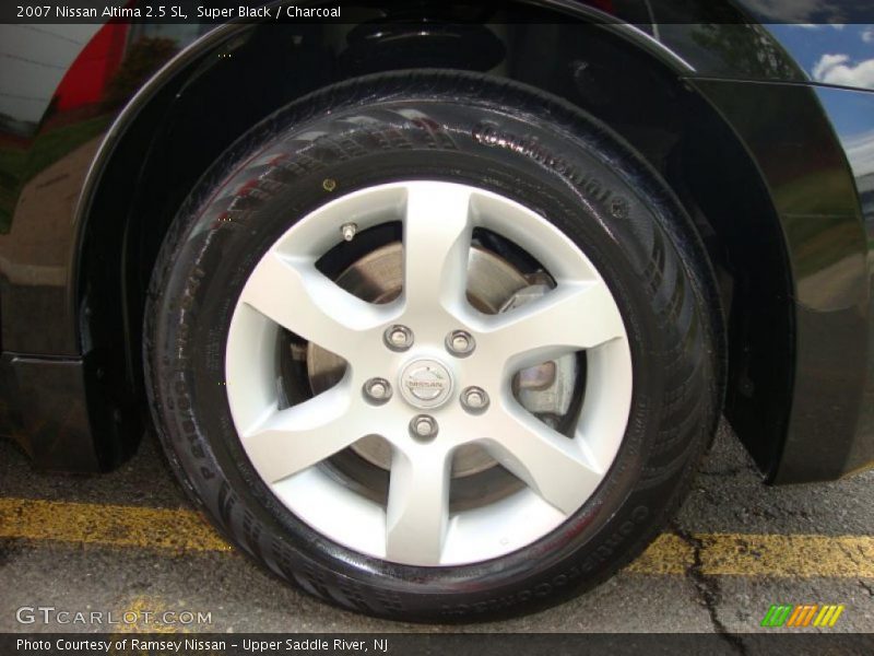 Super Black / Charcoal 2007 Nissan Altima 2.5 SL
