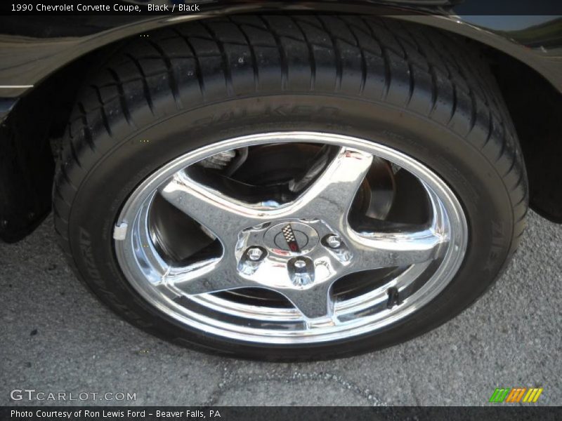 Black / Black 1990 Chevrolet Corvette Coupe