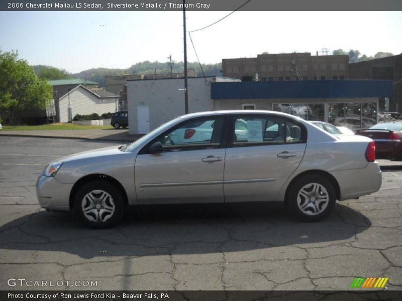 Silverstone Metallic / Titanium Gray 2006 Chevrolet Malibu LS Sedan