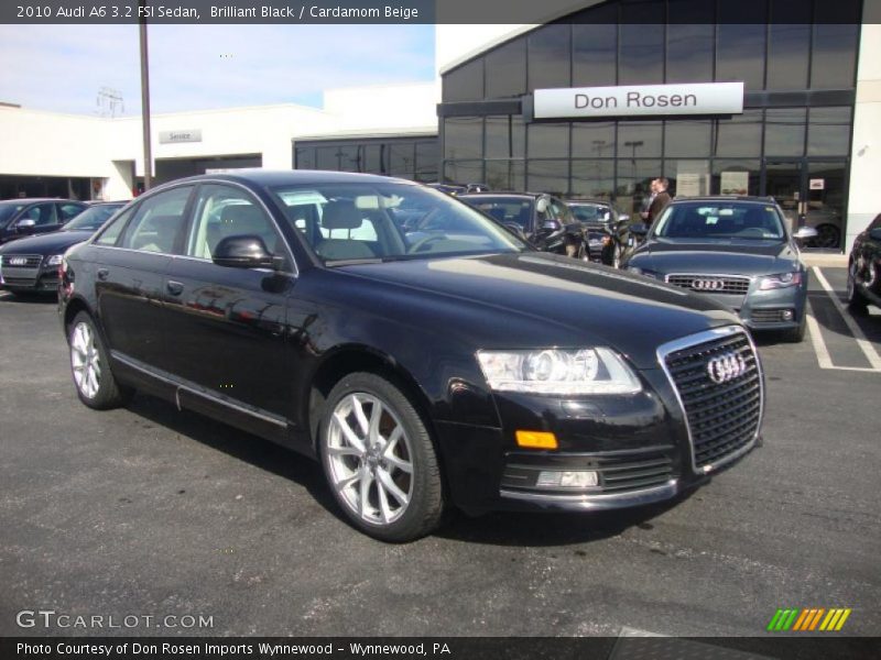 Brilliant Black / Cardamom Beige 2010 Audi A6 3.2 FSI Sedan