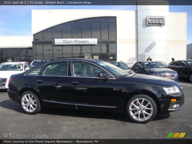 Brilliant Black / Cardamom Beige 2010 Audi A6 3.2 FSI Sedan