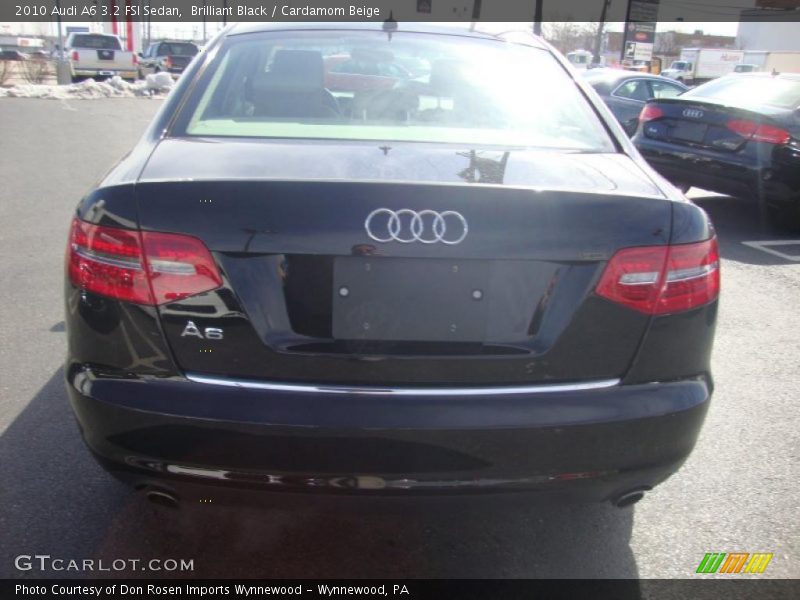 Brilliant Black / Cardamom Beige 2010 Audi A6 3.2 FSI Sedan