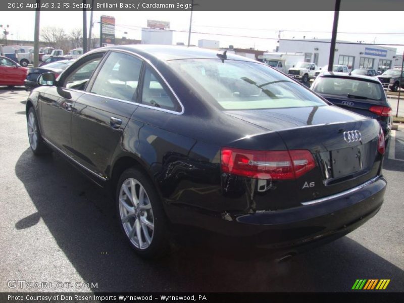 Brilliant Black / Cardamom Beige 2010 Audi A6 3.2 FSI Sedan