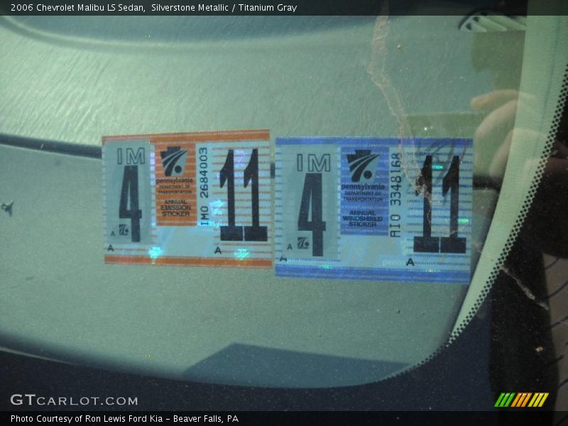 Silverstone Metallic / Titanium Gray 2006 Chevrolet Malibu LS Sedan