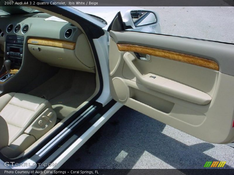 Ibis White / Beige 2007 Audi A4 3.2 quattro Cabriolet