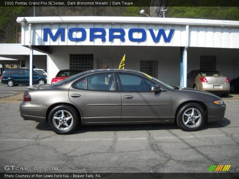 Dark Bronzmist Metallic / Dark Taupe 2002 Pontiac Grand Prix SE Sedan