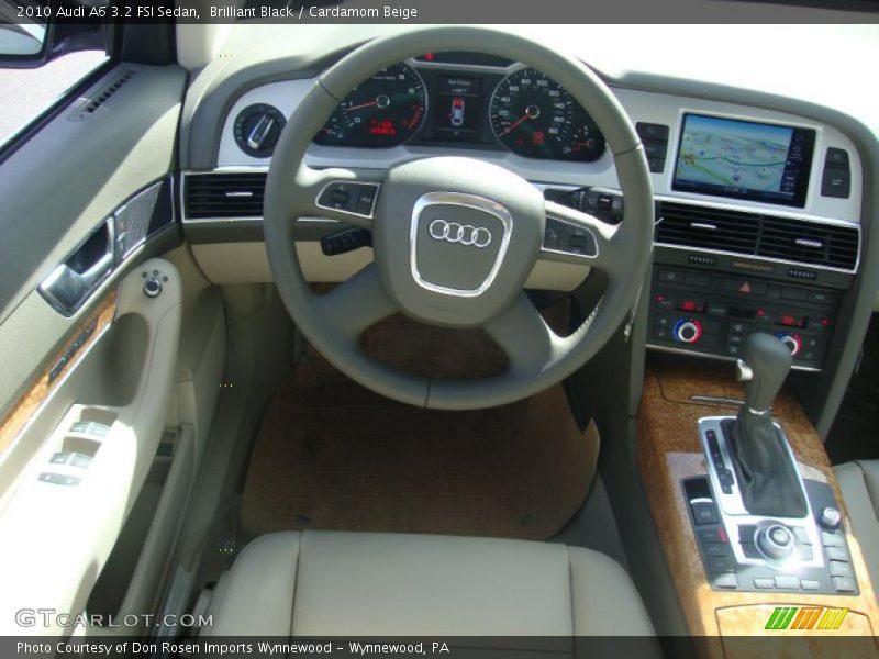 Brilliant Black / Cardamom Beige 2010 Audi A6 3.2 FSI Sedan