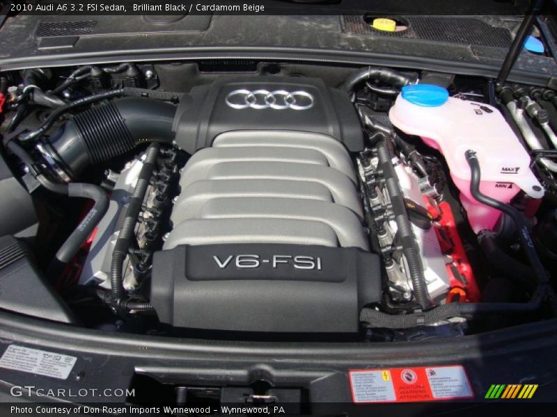 Brilliant Black / Cardamom Beige 2010 Audi A6 3.2 FSI Sedan
