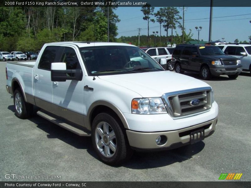 2008 Ford F150 King Ranch Supercrew In Oxford White Photo No. 28978209 