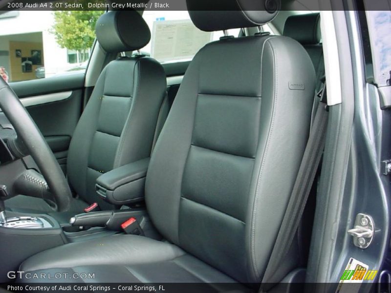 Dolphin Grey Metallic / Black 2008 Audi A4 2.0T Sedan