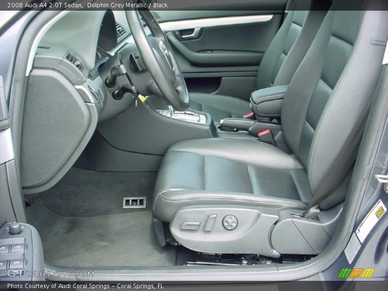 Dolphin Grey Metallic / Black 2008 Audi A4 2.0T Sedan