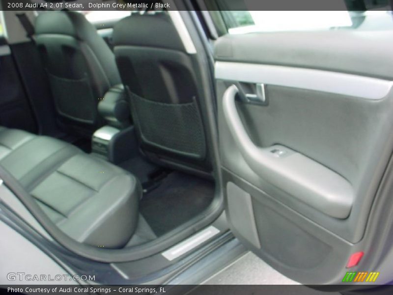 Dolphin Grey Metallic / Black 2008 Audi A4 2.0T Sedan