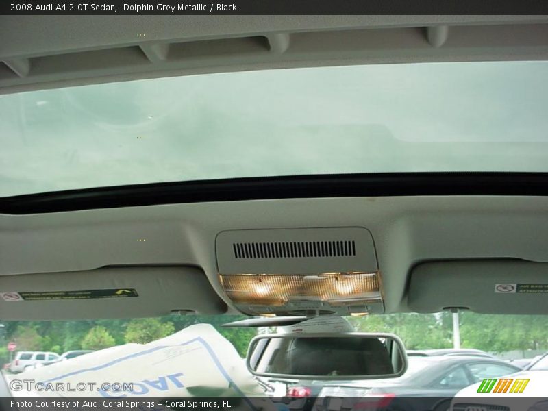 Dolphin Grey Metallic / Black 2008 Audi A4 2.0T Sedan