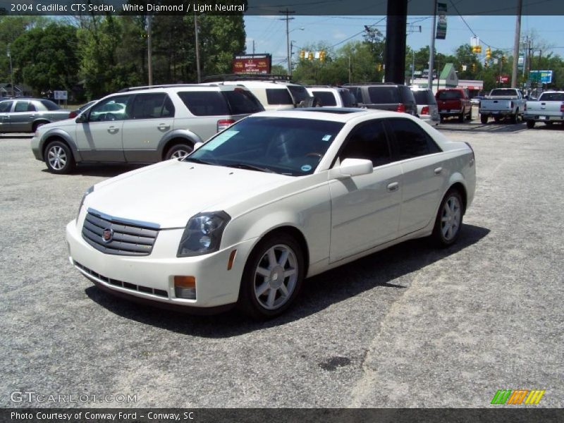 White Diamond / Light Neutral 2004 Cadillac CTS Sedan