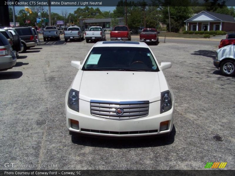 White Diamond / Light Neutral 2004 Cadillac CTS Sedan