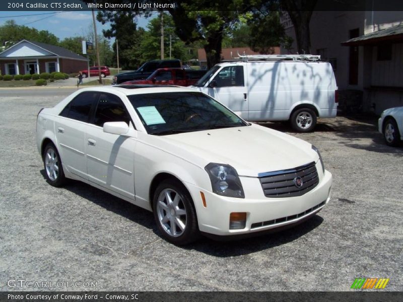 White Diamond / Light Neutral 2004 Cadillac CTS Sedan