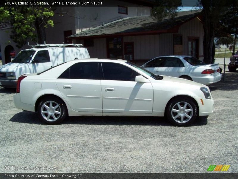 White Diamond / Light Neutral 2004 Cadillac CTS Sedan