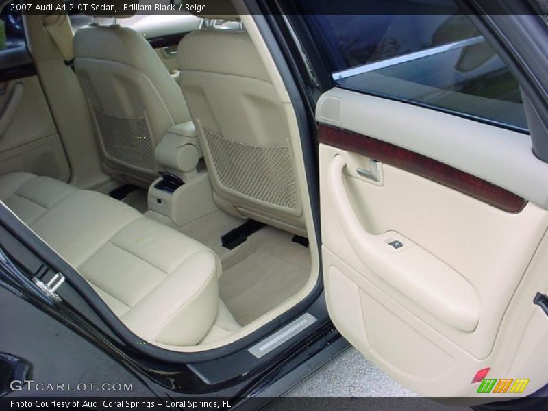 Brilliant Black / Beige 2007 Audi A4 2.0T Sedan