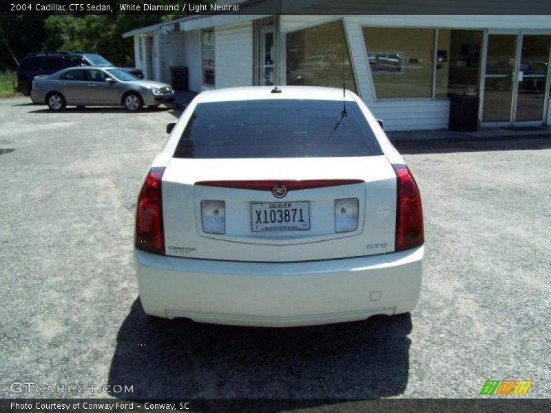 White Diamond / Light Neutral 2004 Cadillac CTS Sedan