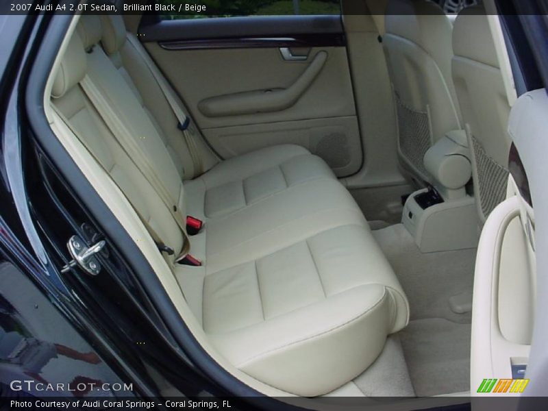 Brilliant Black / Beige 2007 Audi A4 2.0T Sedan