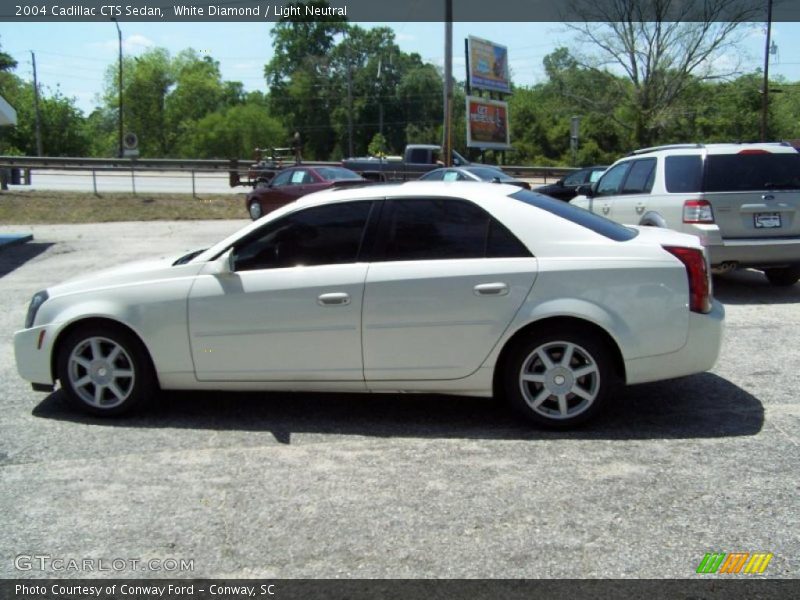 White Diamond / Light Neutral 2004 Cadillac CTS Sedan
