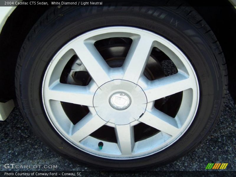 White Diamond / Light Neutral 2004 Cadillac CTS Sedan