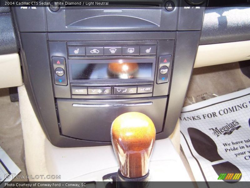 White Diamond / Light Neutral 2004 Cadillac CTS Sedan