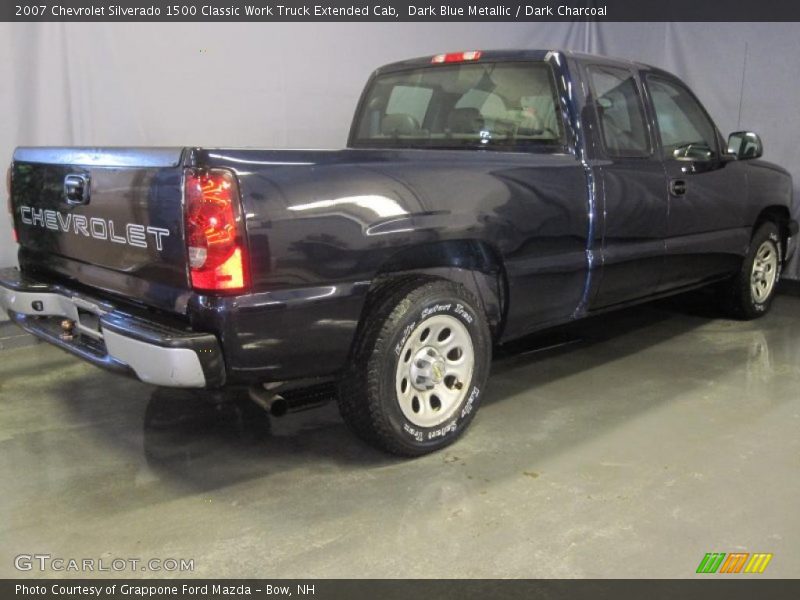 Dark Blue Metallic / Dark Charcoal 2007 Chevrolet Silverado 1500 Classic Work Truck Extended Cab