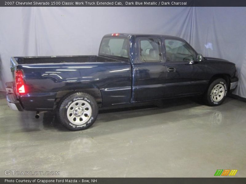 Dark Blue Metallic / Dark Charcoal 2007 Chevrolet Silverado 1500 Classic Work Truck Extended Cab