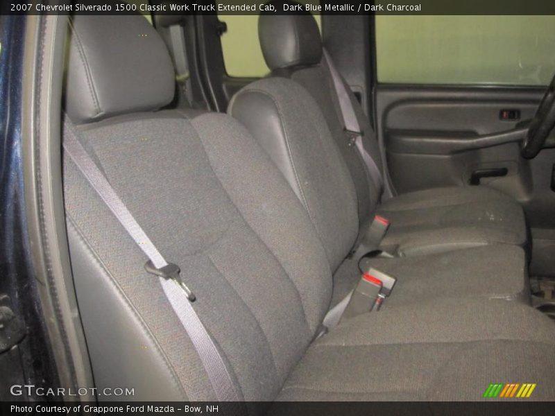Dark Blue Metallic / Dark Charcoal 2007 Chevrolet Silverado 1500 Classic Work Truck Extended Cab