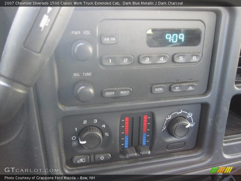 Dark Blue Metallic / Dark Charcoal 2007 Chevrolet Silverado 1500 Classic Work Truck Extended Cab
