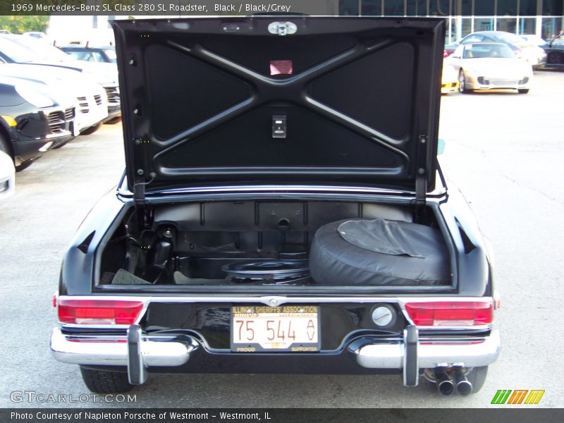 Black / Black/Grey 1969 Mercedes-Benz SL Class 280 SL Roadster