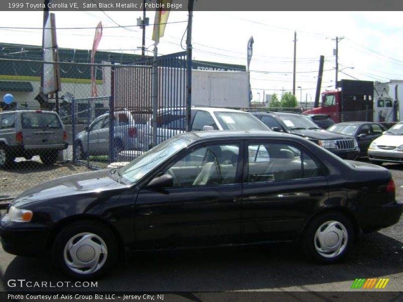 Satin Black Metallic / Pebble Beige 1999 Toyota Corolla VE