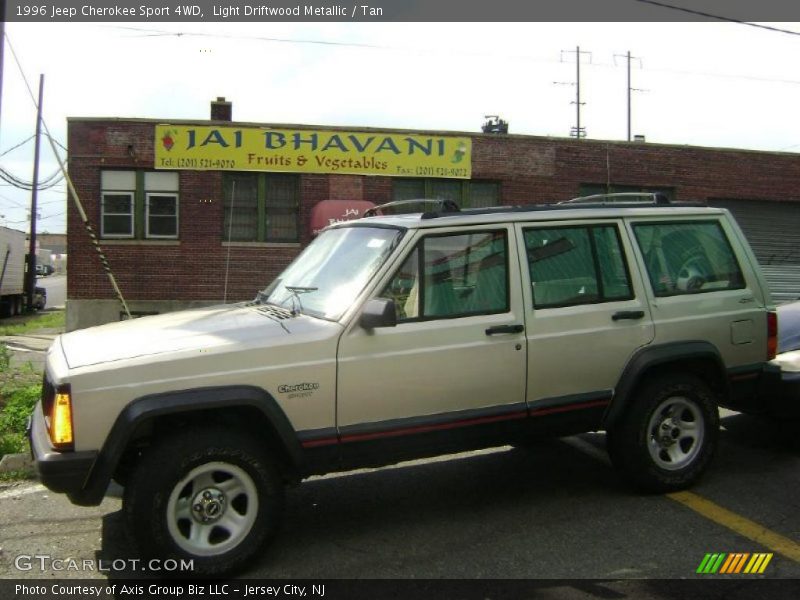 Light Driftwood Metallic / Tan 1996 Jeep Cherokee Sport 4WD