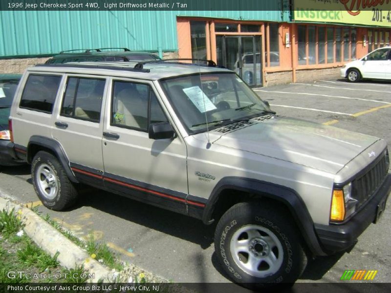 Light Driftwood Metallic / Tan 1996 Jeep Cherokee Sport 4WD