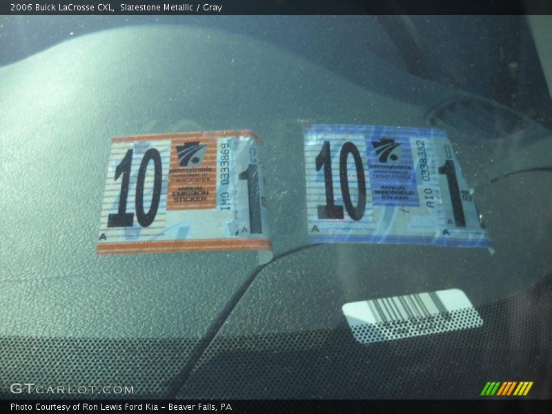 Slatestone Metallic / Gray 2006 Buick LaCrosse CXL