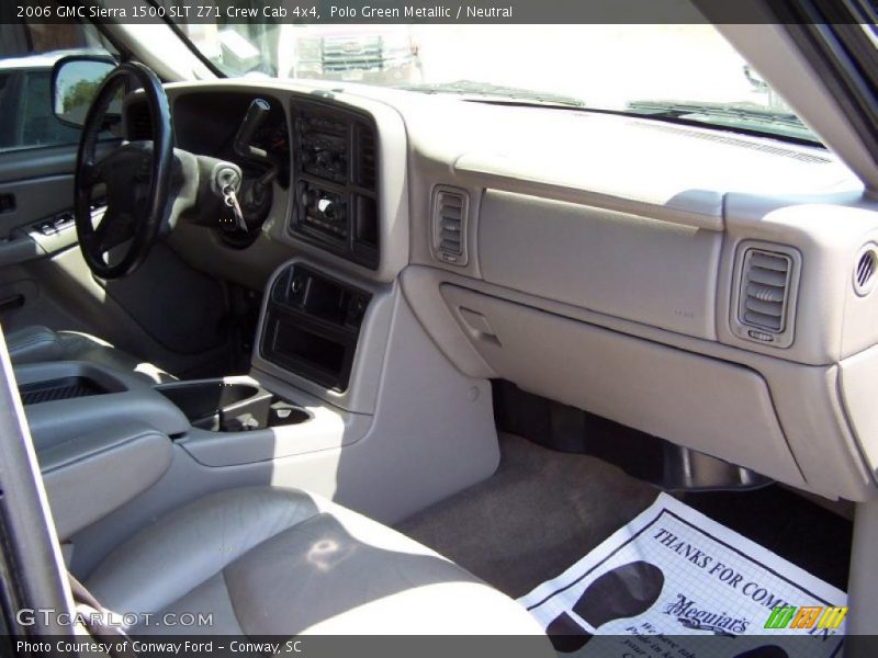 Polo Green Metallic / Neutral 2006 GMC Sierra 1500 SLT Z71 Crew Cab 4x4