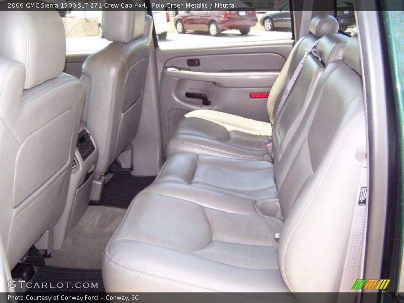 Polo Green Metallic / Neutral 2006 GMC Sierra 1500 SLT Z71 Crew Cab 4x4