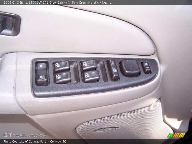 Polo Green Metallic / Neutral 2006 GMC Sierra 1500 SLT Z71 Crew Cab 4x4