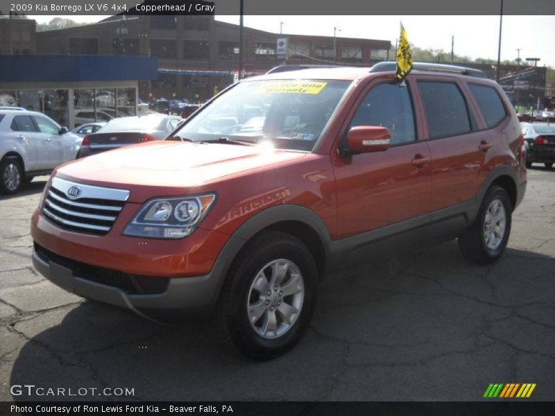 Copperhead / Gray 2009 Kia Borrego LX V6 4x4