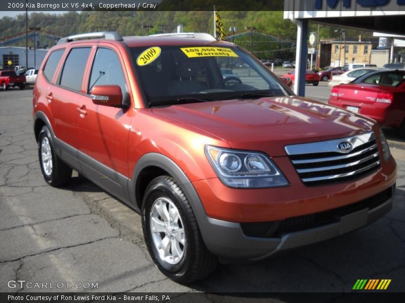 Copperhead / Gray 2009 Kia Borrego LX V6 4x4