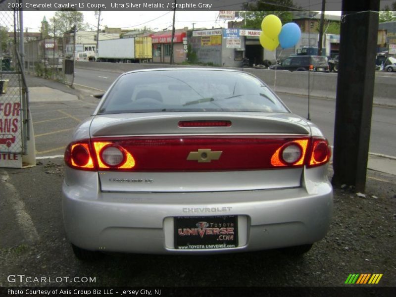 Ultra Silver Metallic / Graphite Gray 2005 Chevrolet Cavalier LS Coupe