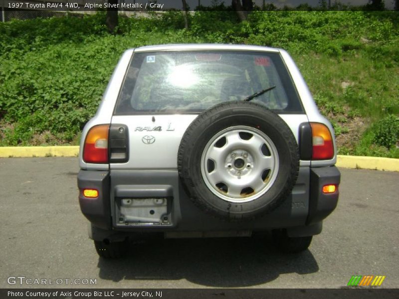 Alpine Silver Metallic / Gray 1997 Toyota RAV4 4WD
