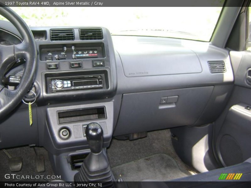Alpine Silver Metallic / Gray 1997 Toyota RAV4 4WD