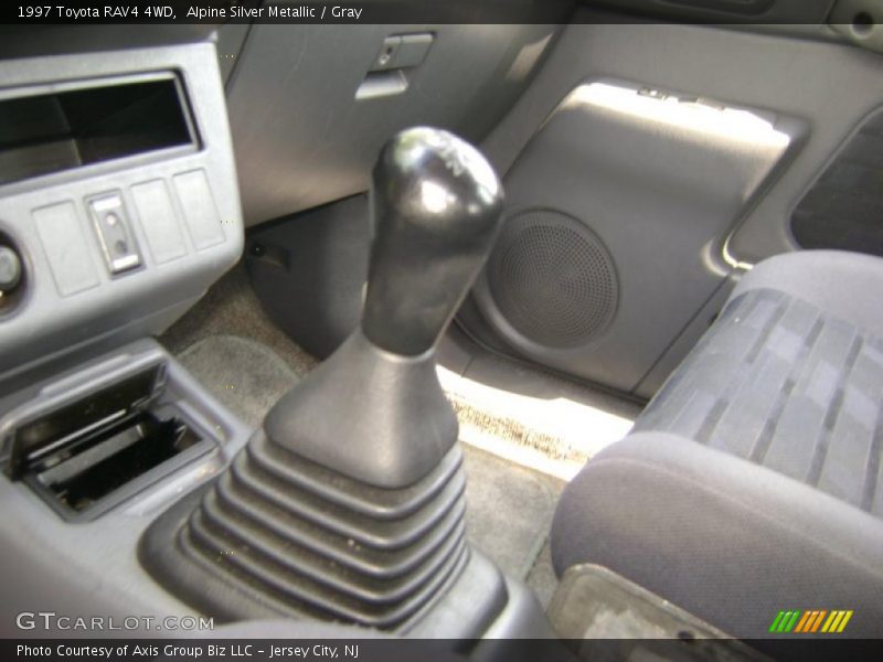 Alpine Silver Metallic / Gray 1997 Toyota RAV4 4WD