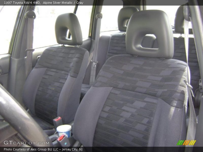 Alpine Silver Metallic / Gray 1997 Toyota RAV4 4WD