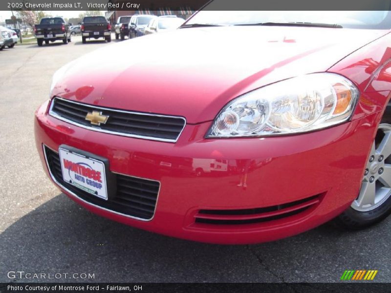 Victory Red / Gray 2009 Chevrolet Impala LT
