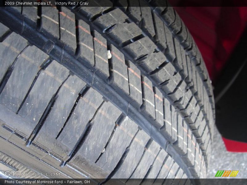 Victory Red / Gray 2009 Chevrolet Impala LT