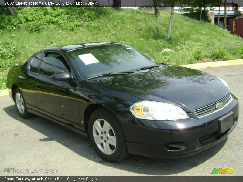 Black / Ebony Black 2007 Chevrolet Monte Carlo LS