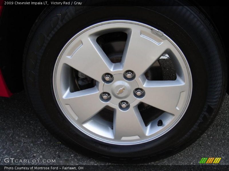 Victory Red / Gray 2009 Chevrolet Impala LT